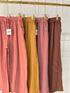 Summer Cotton Loose Wide Leg Trousers